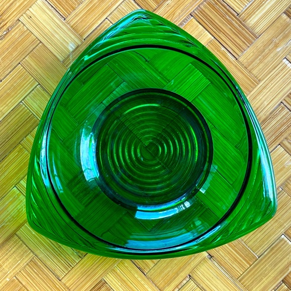 Vintage Other - Vintage dark green trinket dish